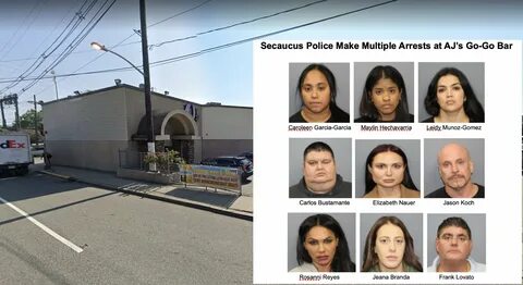 9 People Arrested at Secaucus Go-Go Bar for Prostitution and Distribution of Coc