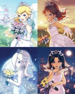 Wedding Mario Girls (10 27 2017) by theskywaker.deviantart.c