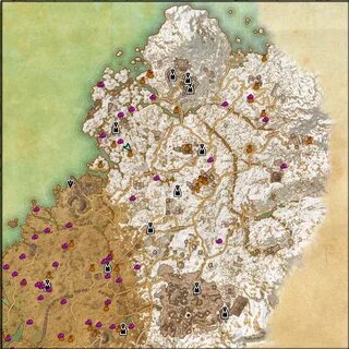 Eso Wrothgar Treasure Map - Tupper Lake Ny Map