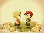 Lucas and Ness Mother games, Nintendo fan art, Smash bros