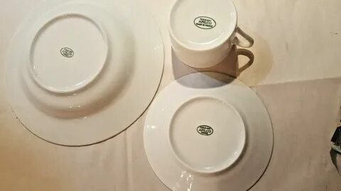 Миска APILCO Tuilleries White Porcelain Cup & Saucer Soup Bo