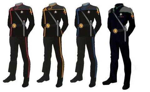 ISS Vanguard Mirror Universe Male Uniforms by docwinter on D