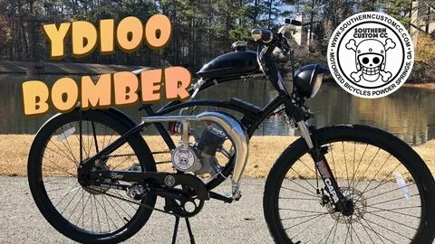 YD100 Hyper 'Bomber' 80cc Motorized Bike - YouTube