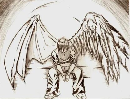 Fallen Angel Angel drawing, Dark angel tattoo, Fallen angel 