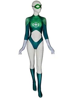 Green Lantern Woman Costume 3d Printed Green Lantern Superhe