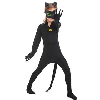 Specialty Lady Bug Costume Cat Noir Party Kids Halloween Cos