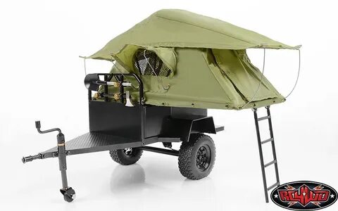 RC4WD Bivouac 1/10 M.O.A.B Camping Trailer w/Tent RC Soup