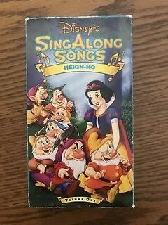 Disney пой песни Vhs лот тома 1, 3-5 и 8 eBay