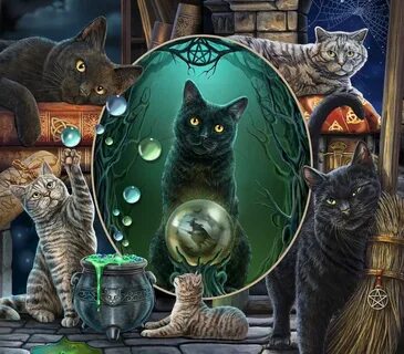 Lisa Parker- fantasy artist. cats, unicorns,witches, wolves 