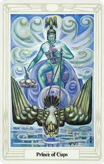 Belle Constantinne - Prince of Cups - The Thoth Deck by Alei