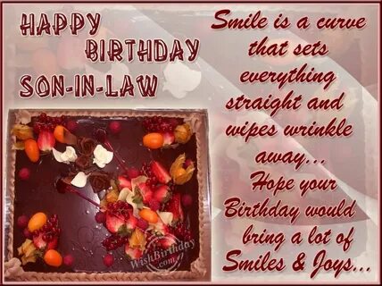 Birthday Quotes Son in Law - Bing Images Birthday wishes for
