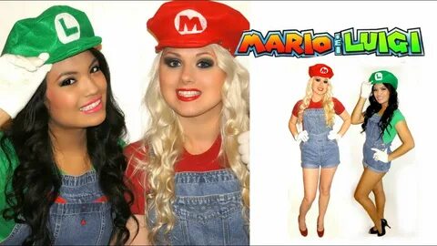 Mario and Luigi couple Halloween costumes - DIY Tutorial! - 