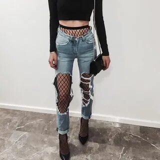 Fishnets Ladies. Wear under your ripped up jeans & barely ov