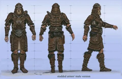 The Elder Scrolls V: Skyrim Studded Armor Male