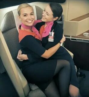 Flight attendant lesbian sex