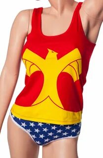 Wonder Woman Underoos Tank Set Wonder woman shirt, Wonder wo