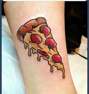 Pizza tattoo Pizza tattoo, Food tattoos, Beautiful tattoos