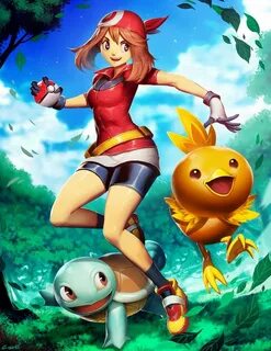 Pokemon - May by GENZOMAN on DeviantArt Pokemon, Anime, Poke