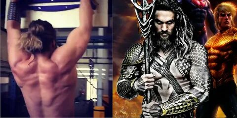 Jason Momoa training video for role of Aquaman in Justice Le