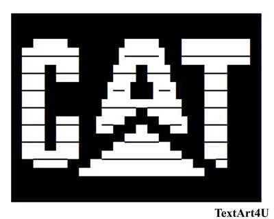 Caterpillar Logo Copy Paste ASCII Text Art CAT Logo Cool ASC