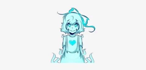 Undertale Light Blue Soul Human PNG Image Transparent PNG Fr