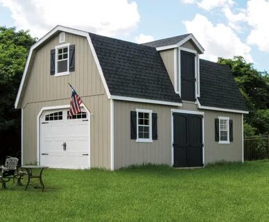 16x24 Two Story Dutch Barns For Sale Amish-Built Sheds