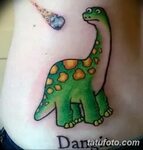 фото тату динозавр от 18.08.2017 № 135 - Dinosaur tattoo_tat