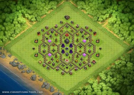Farminng - TH9 Farming Base by Uros Stanojevic Clash of Clan