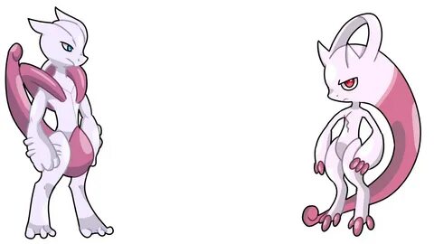 Mega Mewtwo X and Mega Mewtwo Y by zoruanna68 on DeviantArt