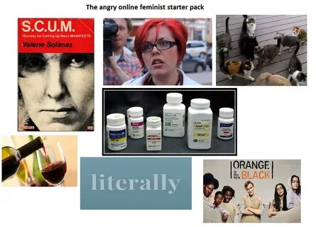 The angry online feminist starterpack - Imgur