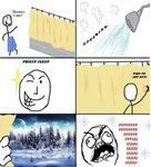 Showers in the Winter
