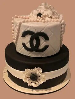 #Cakes Chanel cake, Chanel birthday cake, Coco chanel cake