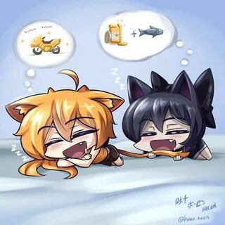 RWBY - Chibi Blake n' Yang Dream by HOSEN-HOSEN-HOCEN Rwby, 