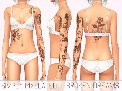 The Sims Resource - Broken Dreams - Tattoo SimplyPixelated
