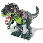 Walking Tyrannosaurus T-Rex Dinosaur with Flashing Lights an