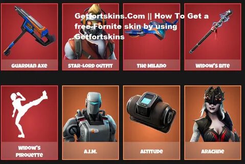 Getfortskins.Com How To Get a free Fornite skin by using Get