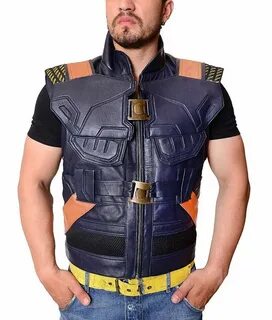 Black Panther Erik Killmonger Vest Leather Jacket Jackets, B