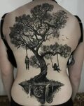 jaw-dropping tree tattoo © tattoo artist Myskow Slawomir 💓 💓