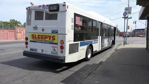 MTA ORION VII BUS 7653 ON THE BX6 IN THE BRONX - YouTube