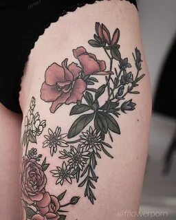 Healed #tattoo #tattoos #plants #flowers #botanical #botanic