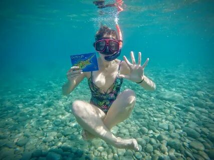 Cyprus - the island of a Goddess Girl in water, Underwater p