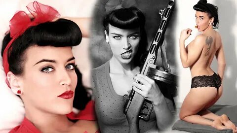 How to make a cute PinUp Bumper Hairstyle - YouTube