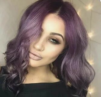 Smokey purple hair Lavender hair, Hair challenge, Hair dye c