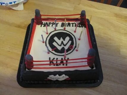 Wrestling Birthday cake Wrestling birthday cakes, Susie cake