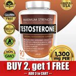 BEST Testosterone Booster for Men Boost Strength Stamina Mus