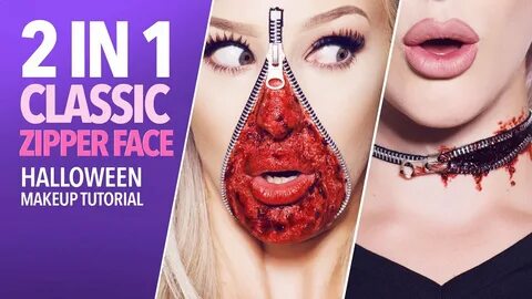 Classic zipper face makeup tutorial (with kit) - YouTube