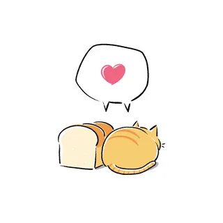 Bread & Cat (Illustration) Behance