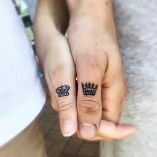 51 King and Queen Tattoos for Couples - StayGlam Queen tatto