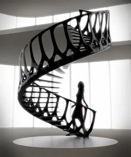 Vertebrae Staircase / Andrew McConnell Beautiful stairs, Sta