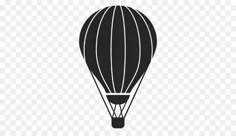 Hot Air Balloon Silhouette png download - 512*512 - Free Tra
